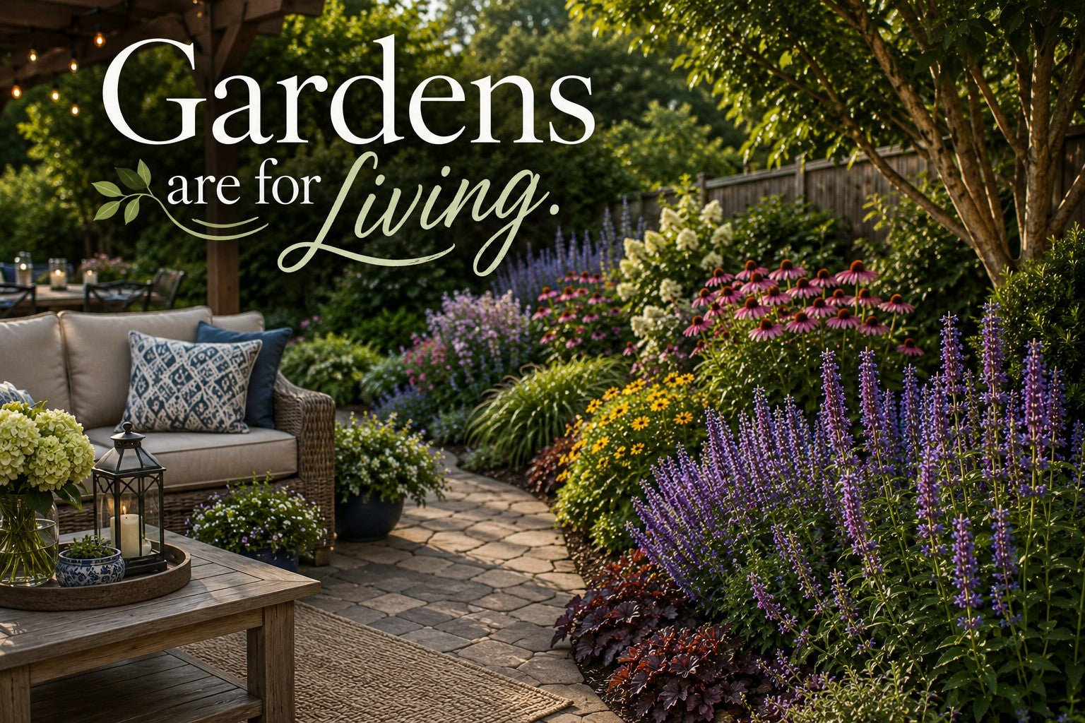 
      Gardens Are for Living: Summer Color | Greenwood Nursery
