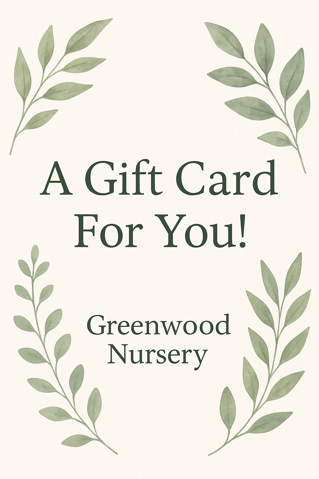 Gardening Gift Cards Make Gift Giving So Easy!