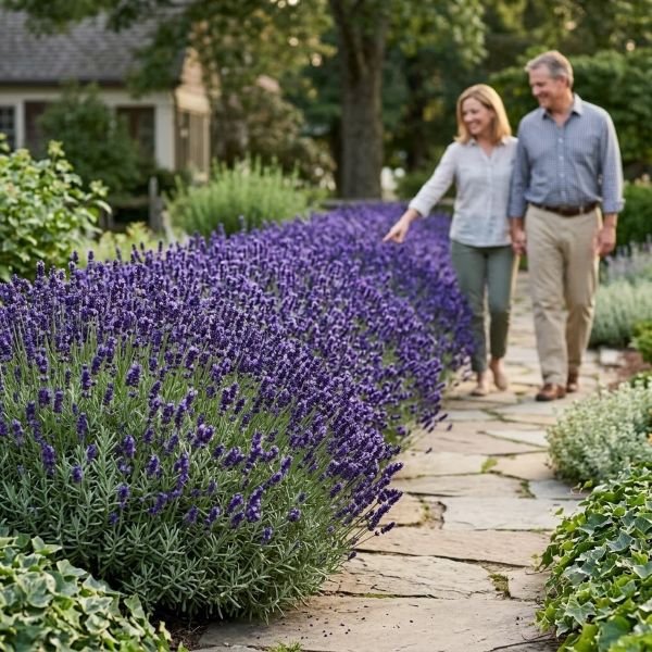 Lavender 'Super Blue' Live Plants | Compact English Lavender