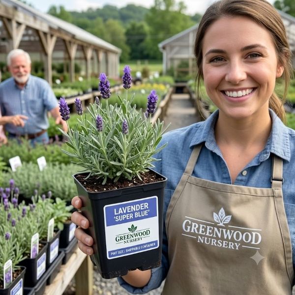 Lavender 'Super Blue' Live Plants | Compact English Lavender