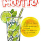 making authentic Mojito drinks