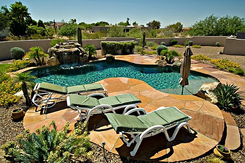 Desert Pool Landscape