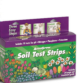 AccuGrow Soil Test Strips